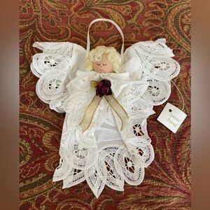 Vintage Lace Angel Ornament